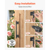 VEVOR Barn Door Handle, 2Pcs 12.6 in Rustic Fence Gate Handle, Rust-Resistant Coating, Heavy Duty Carbon Steel Outdoor Gate Handles, Easy to Install, Metal Sliding Door Pulls for Garage Shed Pantry