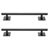 VEVOR Barn Door Handle, 2Pcs 12.6 in Rustic Fence Gate Handle, Rust-Resistant Coating, Heavy Duty Carbon Steel Outdoor Gate Handles, Easy to Install, Metal Sliding Door Pulls for Garage Shed Pantry
