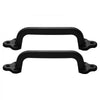 VEVOR Barn Door Handle, 2Pcs 9 in Rustic Fence Gate Handle, Rust-Resistant Coating, Heavy Duty Carbon Steel Outdoor Gate Handles, Easy to Install, Metal Sliding Door Pulls for Garage Shed Pantry