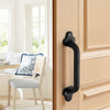 VEVOR Barn Door Handle, 9 in Rustic Fence Gate Handle, Rust-Resistant Coating, Heavy Duty Carbon Steel Outdoor Gate Handles, Easy to Install, Metal Sliding Door Pulls for Garage Shed Closet Pantry