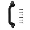 VEVOR Barn Door Handle, 9 in Rustic Fence Gate Handle, Rust-Resistant Coating, Heavy Duty Carbon Steel Outdoor Gate Handles, Easy to Install, Metal Sliding Door Pulls for Garage Shed Closet Pantry