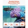 VEVOR Aquarium Wave Maker, 15W, 1428 GPH Adjustable Cross Flow Pump with Controller, Magnetic DC 24V Aquarium Powerhead, Strong Magnetic Base, 360° Rotating Wavemaker, for Saltwater Marine Freshwater