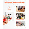 VEVOR Voltage Tester, Non-Contact Voltage Detector with Adjustable Sensitivity, Dual Range AC 12V-1000V/48V-1000V Live & Null Wire Tester Pen with Visual and Audible Alarms, CAT III 1000V Rating