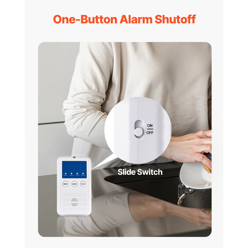 VEVOR Early Alert Bed Alarm System, Wireless Bed Sensor Pad with Call Button & Pager, Pre-Alert Safety Bed Alarms and Fall Prevention for Elderly, Dementia Patients, and Adults (10 x 35-inch)