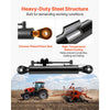 VEVOR Hydraulic Top Link Cat. 2-2 (11 in Stroke, 22-7/16 in to 33-7/16 in), Max 2900PSI Hydraulic Cylinder with 2 Hoses & G3/8" Check Valves for Tractors
