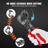 VEVOR Ratcheting Cable Cutter, 10" Wire Cutter Heavy Duty with Gloves, Strong Silicon-Manganese Spring Steel Blade-for Cutting Up to  240 mm² /473 MCM  Electrical Wire
