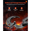 VEVOR Ratcheting Cable Cutter, Spring Steel Blades with Insulated Handles, Quick-Release Button, Heavy Duty Ratchet Cable Wire Cutter for Cutting Copper & Aluminum Cables Up to 800 MCM / 400 mm²