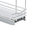 VEVOR Pull Out Spice Rack Organizer for Cabinet, 2 Tier Slide Out Spice Rack Organizer, Heavy Duty Metal Seasoning Kitchen Basket for Inside Cabinets & Pantry Closet, 4.33"W x 8.46"D x 10.43"H, Silver
