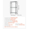 VEVOR Rolling Clothes Rack, Heavy Duty Clothing Garment Rack, 3 Adjustable Tiers Clothing Racks with Carbon Steel, 450 lbs Load Capacity Closet Wardrobe for Bedroom, Clothing Store, Hallway