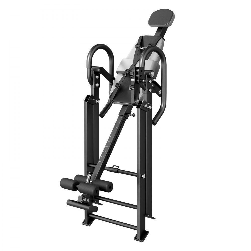 VEVOR Inversion Table, 300 lbs Capacity Heavy Duty Back Inverter Stretcher, Inverted Table with Stable Structure, Dual-Roller Locking, Decompression Tables for Shoulders, Neck, Back, Knees