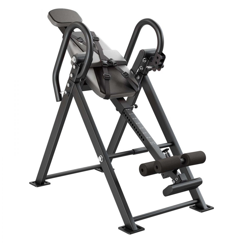 VEVOR Inversion Table, 300 lbs Capacity Heavy Duty Back Inverter Stretcher, Inverted Table with Stable Structure, Dual-Roller Locking, Decompression Tables for Shoulders, Neck, Back, Knees
