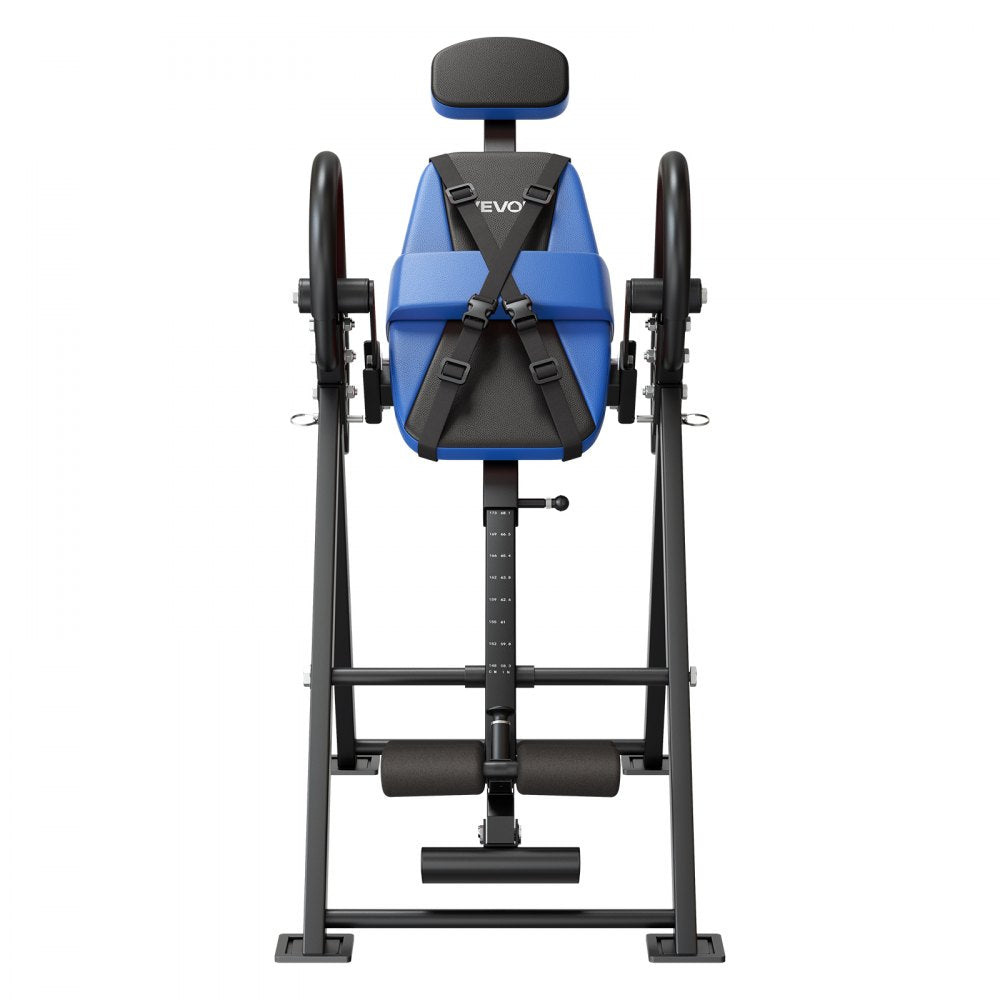 VEVOR Inversion Table, 300 lbs Capacity Heavy Duty Back Inverter Stretcher, Inverted Table with Dual-Roller Locking, Decompression Tables for Shoulders, Neck, Back, Multi-Angle Adjustable Tether Strap