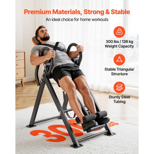 Vevor Inversion Table Heavy Duty Back Inverter Stretcher New – FactoryPure