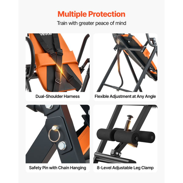 Vevor Inversion Table Heavy Duty Back Inverter Stretcher New – FactoryPure