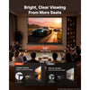 VEVOR Projector Screen with Stand, 100 Inch 4:3 4K 1080P HD Movie Screen, 170° Wide Viewing, Wrinkle-Free Projection Screen with Stable Tripod & Portable Bag for Home Theater, Immersive Movie Nights