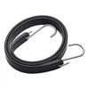 VEVOR 10 Piece Flat Bungee Cord, 20 mm Heavy Duty Bungee Straps with Steel S-Hooks, 36" Elastic Bungee Rope for Cargo, Tarps, Trucks and Tent, Black