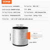 VEVOR Polyester Pull Tape, 3/4" x 528' Mule Tape Flat Rope, 2500 lbf Tensile Capacity, Printed Webbing Cable Pulling Tape for Packaging, Gardening, Commercial Electrical, Conduit Work, White