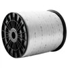 VEVOR Polyester Pull Tape, 3/4" x 528' Mule Tape Flat Rope, 2500 lbf Tensile Capacity, Printed Webbing Cable Pulling Tape for Packaging, Gardening, Commercial Electrical, Conduit Work, White