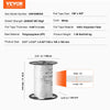 VEVOR Polyester Pulling Tape Mule Tape 5/8" x 108' 2200 lbf Tensile Capacity