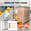 VEVOR Polyester Pull Tape, 5/8" x 318' Mule Tape Flat Rope, 2200 lbf Tensile Capacity, Printed Webbing Cable Pulling Tape for Packaging, Gardening, Commercial Electrical, Conduit Work, White