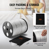 VEVOR Polyester Pull Tape, 5/8" x 318' Mule Tape Flat Rope, 2200 lbf Tensile Capacity, Printed Webbing Cable Pulling Tape for Packaging, Gardening, Commercial Electrical, Conduit Work, White