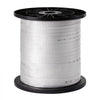 VEVOR Polyester Pull Tape, 3/4" x 318' Mule Tape Flat Rope, 2500 lbf Tensile Capacity, Printed Webbing Cable Pulling Tape for Packaging, Gardening, Commercial Electrical, Conduit Work, White