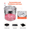 VEVOR Alcohol Still, 5 Gal / 19 L Stainless Steel Water Alcohol Distiller with Copper Coil, Home Brewing Refining Fermentation Kit with Thermometer, for Wine Whisky Brandy, Silver