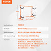 VEVOR Freestanding Kayak Storage Rack, Kayak Stand for 2 Kayak Canoe Paddleboard, Heavy-duty Steel Kayak Hanger Holder with Padded Arms and Adjustable Width, 175LBS Max Load, for Indoor Outdoor Garage