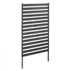 VEVOR Metal Privacy Screen, 38" W x 60" H Freestanding Modern Privacy Fence, Garden Divider Panel with Extended Ground Stakes & Panel Height Adjustable, Freestanding Outdoor Divider for Garden, Indoor