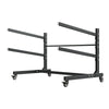 VEVOR Kayak Storage Rack for 2 Kayaks, Holds 175 lbs, Heavy Duty Adjustable Freestanding Stand with Lockable Wheels for Indoor Outdoor Garage Shed Dock, Holder for Canoe, SUP, Surfboard & Paddleboard