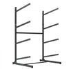 VEVOR Kayak Storage Rack for 4 Kayaks, Holds 220 lbs, Heavy Duty Freestanding Stand for Indoor Outdoor Garage Shed Dock, Storage Rack Stand Holder for Canoe, Small Boat, SUP, Surfboard & Paddleboard