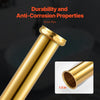 VEVOR ABS Freestanding Tub Drain Kit, 2 Brass Tail Pipes, Bathtub Drain Rough-in Kit, with ABS Adapter of Tailpiece, Compatible with Freestanding Bathtubs, Floor Mounted Bathtubs and Island Bathtubs
