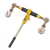 VEVOR Ratchet Chain Binder, 5/16 in x 10 ft G80 Chains, 8000 lbs Working Load of Ratchet Load Binder, Chains and Binders Set, Tie Down Hauling Chain Binders for Hauling, Towing, Logging, Lifting