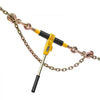 VEVOR Ratchet Chain Binder, 5/16 in x 10 ft G80 Chains, 8000 lbs Working Load of Ratchet Load Binder, Chains and Binders Set, Tie Down Hauling Chain Binders for Hauling, Towing, Logging, Lifting