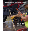VEVOR Ratchet Chain Binder, 5/16 in x 14 ft G80 Chains, 8000 lbs Working Load of Ratchet Load Binder, Chains and Binders Set, Tie Down Hauling Chain Binders for Hauling, Towing, Logging (2 Sets)