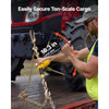 VEVOR Ratchet Chain Binder, 5/16 in x 12.8 ft G80 Chains, 8000 lbs Working Load of Ratchet Load Binder, Chains and Binders Set, Tie Down Hauling Chain Binders for Hauling, Towing, Logging (2 Sets)