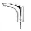 VEVOR Touchless Bathroom Sink Faucet, Automatic Motion Sensor Restroom Toilet Faucet, HandsFree Adjustable Cold Hot Single Handle Water Mixer Battery Operated for 9/16 in Pipe,Chrome Plated Silver