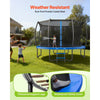VEVOR Outdoor Trampoline, 12FT Recreational Trampoline, ASTM Approved Trampolines with Enclosure Net & Thickened Pad, Max 400 lbs Weight Capacity, Anti-Rust Backyard Trampolines for Kids & Adults