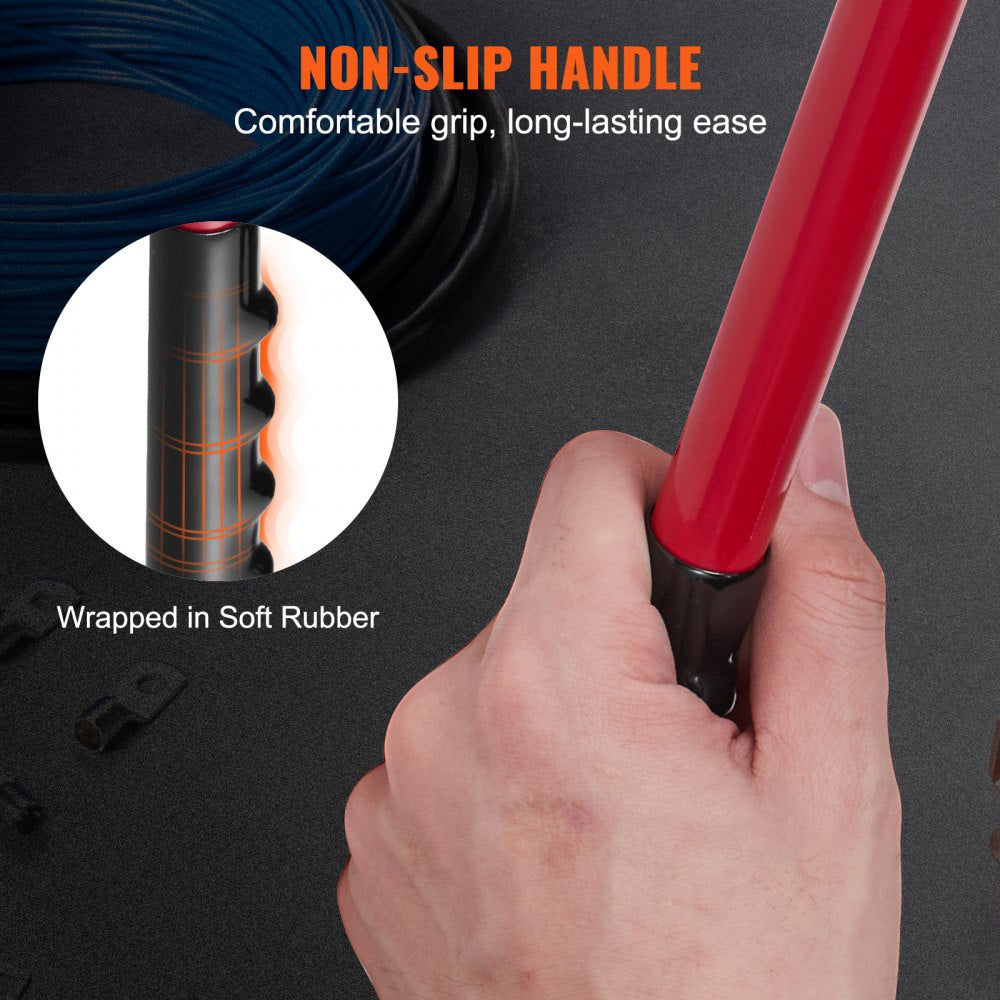 VEVOR Battery Cable Lug Crimping Tool, 10-1/0AWG with Cable Cutter and 48PCS Copper Ring Terminals, 6 Wire Sizes Crimping Die and 100pcs Heat Shrink Tubes, for Heavy Duty Wire Lugs