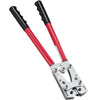 VEVOR Battery Cable Lug Crimping Tool, 10-1/0AWG with Cable Cutter and 48PCS Copper Ring Terminals, 6 Wire Sizes Crimping Die and 100pcs Heat Shrink Tubes, for Heavy Duty Wire Lugs