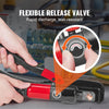 VEVOR Hydraulic Crimping Tool with 9 Sets of  Dies AWG12-2/0 Copper And Aluminum Terminal Battery Lug Crimper, with a Cutting Pliers, Gloves, 5pcs Copper Ring Connectors, 8pcs Heat Shrink Sleeves