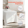 VEVOR White Tablecloths for Rectangle Tables, 10 Pack, 60 x 102 Inches, Reusable and Machine Washable Table Clothes, Wrinkle-Resistant Polyester Fabric Table Covers for Wedding, Party, Banquet