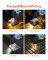 VEVOR Plasma Cutter, 65A Non-Touch Pilot Arc Plasma Cutting Machine, 110V/220V Dual Voltage Digital Display IGBT Inverter - with 2T/4T Function & Adjustable PA/PT Time for Home Repairs, Workshops