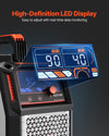 VEVOR Plasma Cutter, 65A Non-Touch Pilot Arc Plasma Cutting Machine, 110V/220V Dual Voltage Digital Display IGBT Inverter - with 2T/4T Function & Adjustable PA/PT Time for Home Repairs, Workshops