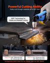 VEVOR Plasma Cutter, 50A Plasma Cutting Machine, 110V/220V Dual Voltage Digital Display IGBT Inverter - with 2T/4T Function & Adjustable PA/PT Time for Home Repairs, Workshops