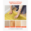 VEVOR Floor Underlayment 200 sq. ft/Roll, 3-in-1 3 mm Thick Flooring Padding with Tape & Vapor Barrier, Heavy Duty EPE Foam with Gold PE, Soundproofing and Noise Reduction, for Laminate Wood Floors
