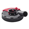 VEVOR Grinding Dust Shroud for Angle Grinder, Universal 4-5 in, Surface Grinder Dust Shroud with 6 Clamping Washers & 5 in Diamond Grinding Cup Wheel, Connect to Vacuum Cleaner, for Wood Concrete Wall