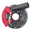 VEVOR Grinding Dust Shroud for Angle Grinder, Universal 4-5 in, Surface Grinder Dust Shroud with 6 Clamping Washers, Connect to Vacuum Cleaner, Suitable for Grinding Wood Concrete Wall Stone