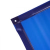 VEVOR Welding Screen with Frame, 6 x 6 FT Welding Curtain Screen, Flame-Resistant Vinyl Safety Protection Screens with Lockable Swivel Wheels & 6-Level UV Protection for Workshop/Industrial Use, Blue