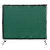 VEVOR Welding Screen with Frame, 6' x 8' Welding Curtain Screen, Flame-Resistant Vinyl Welding Protection Screen on 4 Swivel Wheels (2 Lockable), Moveable & Professional for Workshop/Industrial, Green